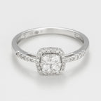 Anillo “Naeli” – Oro blanco