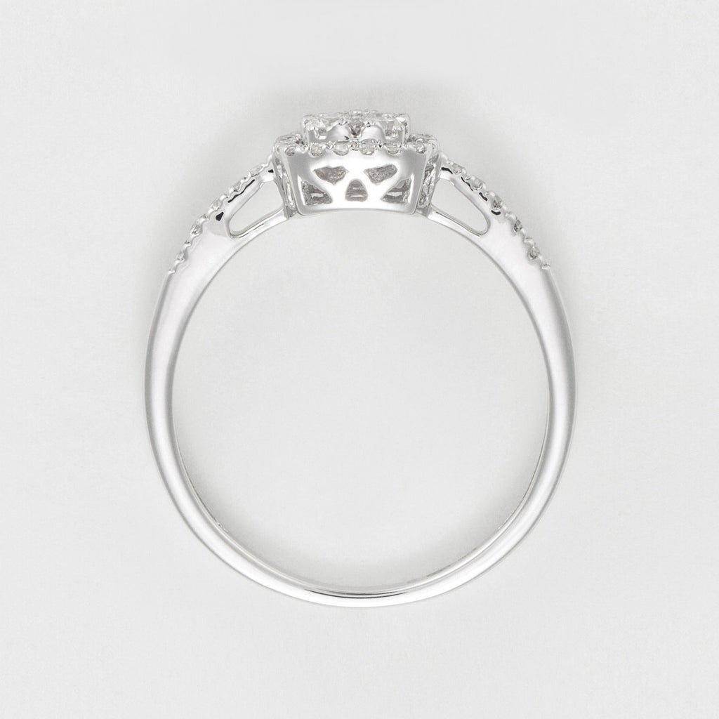 Anillo “Naeli” – Oro blanco