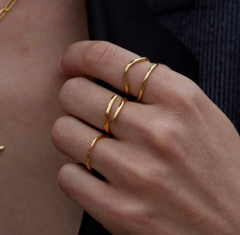 Bague Ajustable Doree Betty