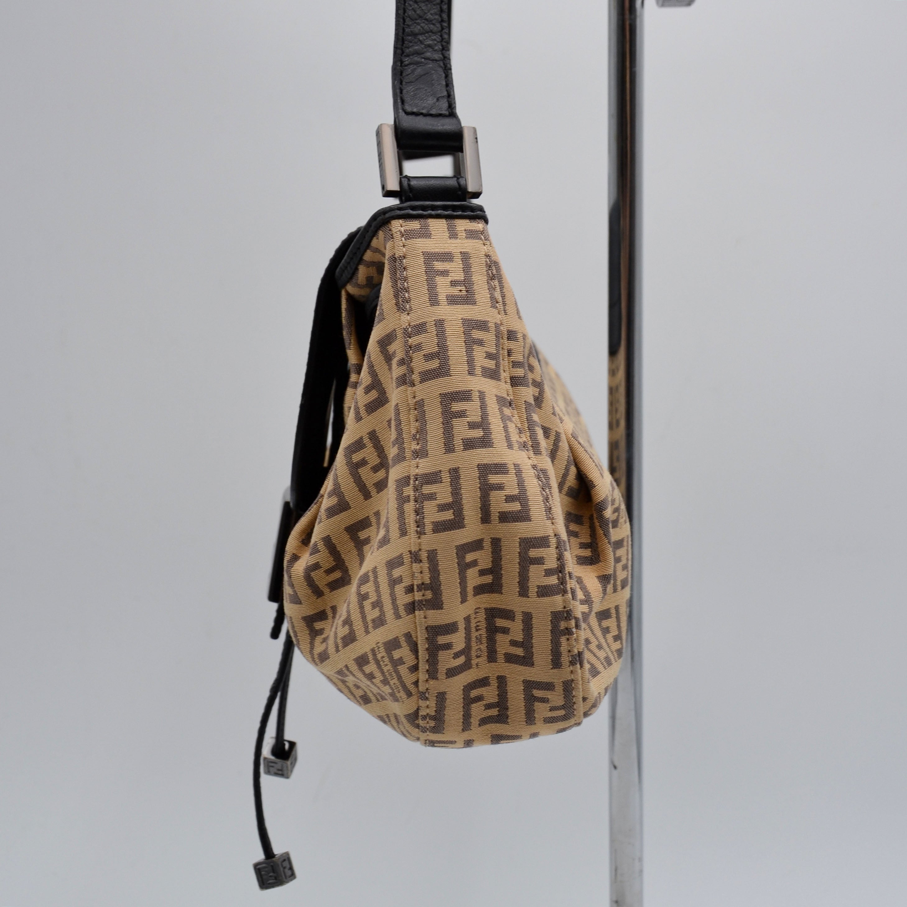 Sac Baguette Fendi Vintage Toile Zucchino