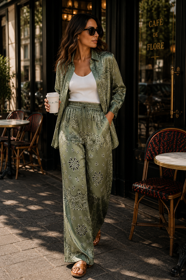 Pantalon Bandana - Kaki