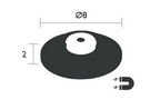 Fermob - Magnetic Base for Lighting - Aplô - Red Ocher
