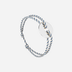 Bassin Bracelet - Navy Blue & Beige