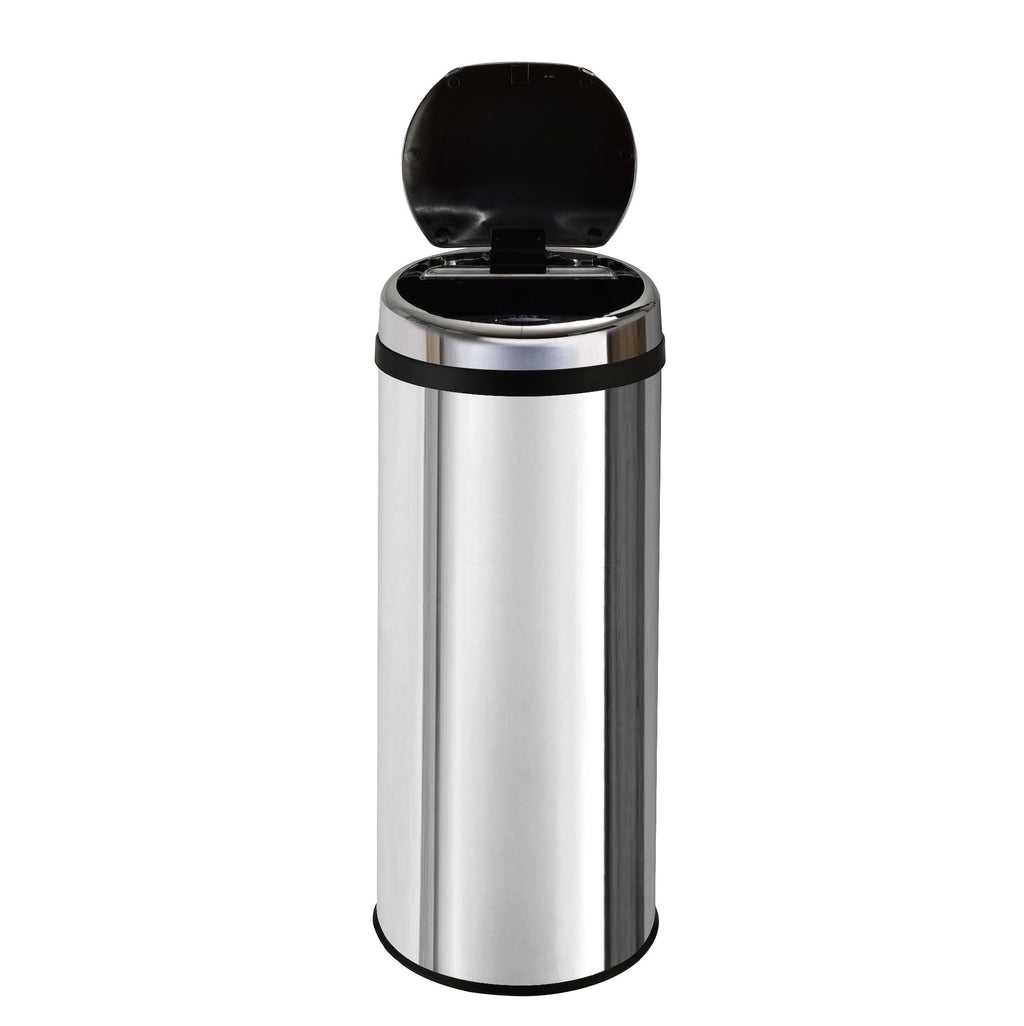 ARTIC 50L automatic kitchen trash can in stainless steel with bucket - REDDECO.com