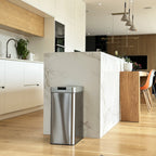 Silverlake - Poubelle Automatique Inox 60L - Acier Inoxydable - Argent