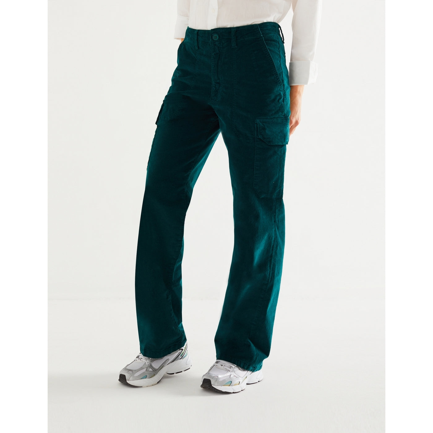 Pantalón Cargo Battle Velvet - Antic Green - Mujer