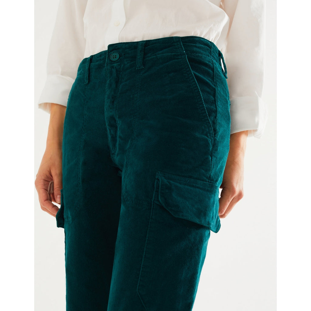 Pantalón Cargo Battle Velvet - Antic Green - Mujer