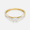 Bague "Dis-Moi Oui" Diamant : 0,25Ct/1+ 0,07Ct/14