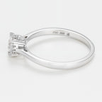 Anillo "Amoureuse 0.33" Diamantes 0.30Ct/1+0.03 Ct/12 - Oro blanco