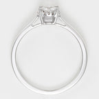 Anillo "Amoureuse 0.33" Diamantes 0.30Ct/1+0.03 Ct/12 - Oro blanco