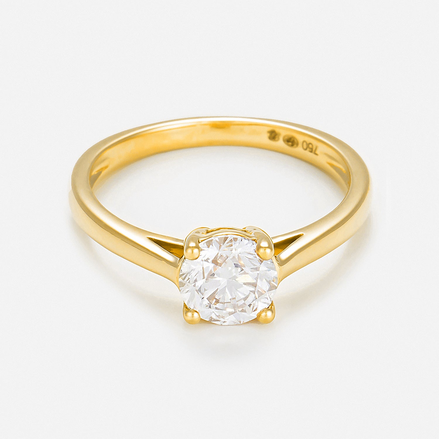 Bague "Solitaire Impérial 1" D1Ct/1 - Or Jaune 750/1000