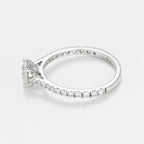 Anillo "Solitaire Royal 1 Quilate" D0.3Ct/24 & D0.7Ct/1 - Oro blanco 750/1000