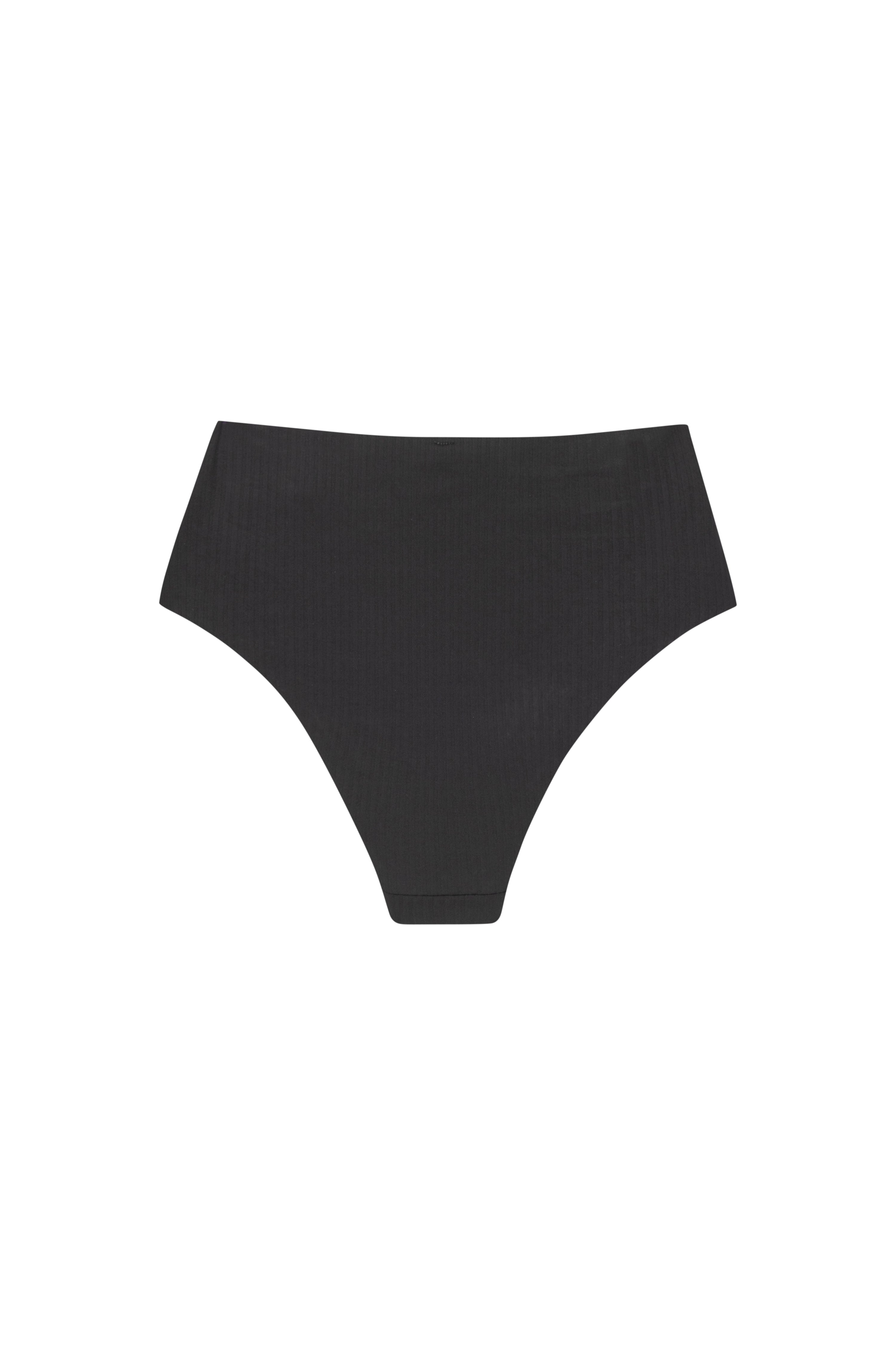 Braguita de bikini de talle alto Antracita - Azul