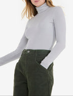 T-Shirt Manches Longues - Light Heather Grey - Femme