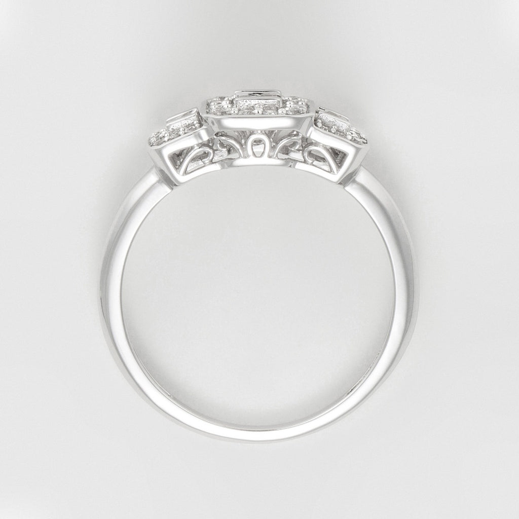 Bague "Les Princesses" Diamants : 0,25Ct/38