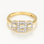 Bague "Les Princesses"Diamant : 0,25Ct/38