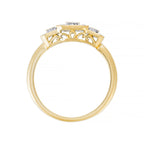 "The Princesses" Ring, 0.25ct/38 - 750/1000 Yellow Gold