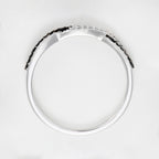 "In Black And White" Ring White Diamonds: 0.075Ct/20 Black Diamonds: 0.075Ct20 - 375/1000 White Gold
