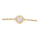 Bague Chaine "Mon Unique" Diamant 0,07Ct/1 - Or Jaune