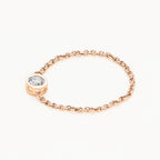 Bague Chaine "Mon Unique" Diamant 0,07Ct/1