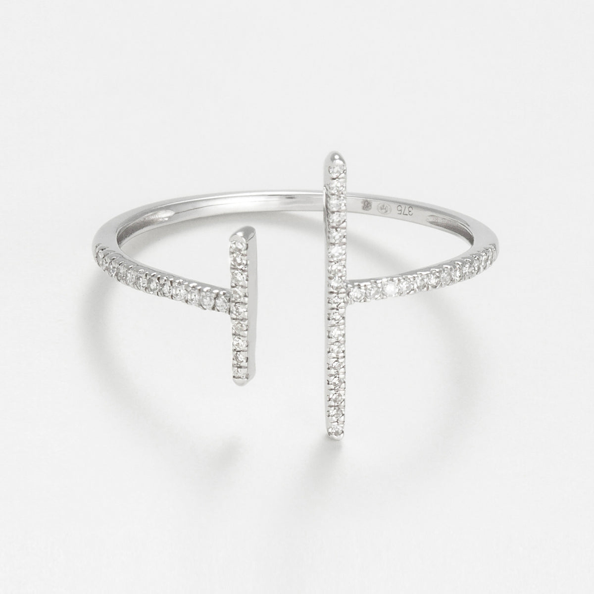 Anillo "Paralela Asimétrica" D0,1Ct/50