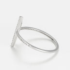 Anillo "Paralela Asimétrica" D0,1Ct/50