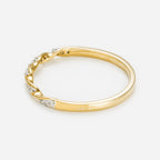 Bague "Eternelle Torsade" Diamant 0,05Cts/15