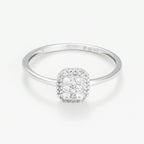 Bague "Solitaire Regina" D  0,12Ct/34