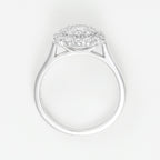 Anillo “Diente de León” – Oro blanco 375/1000