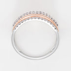 Bague "Lina" D 0,33Ct/66 - Or Tricolore 375/1000