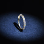 Anillo "Linéa" D0.04Ct/22 - Oro amarillo 375/1000