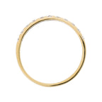 Anillo "Linéa" D0.04Ct/22 - Oro amarillo 375/1000