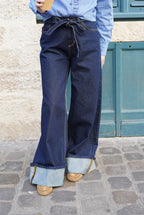 Jean Large Eliott Denim Foncé