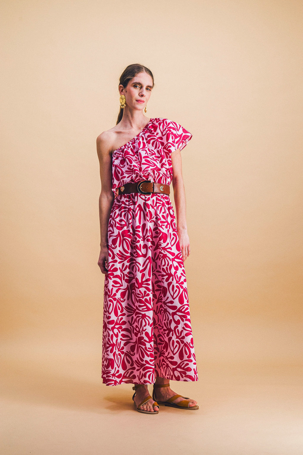 Robe Longue Céleste Cut Outs