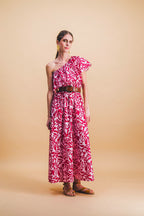 Robe Longue Céleste Cut Outs