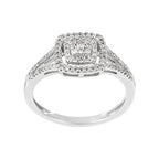 "Rosie" Ring D0.25/85 - 375/1000 White Gold