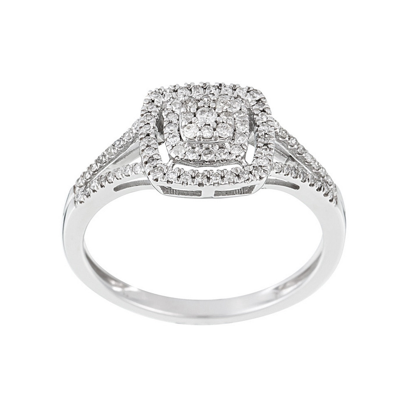 "Rosie" Ring D0.25/85 - 375/1000 White Gold