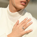 Bague "Rosie" Diamants 0,25/85 - Or Blanc 375/1000