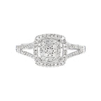 "Rosie" Ring D0.25/85 - 375/1000 White Gold