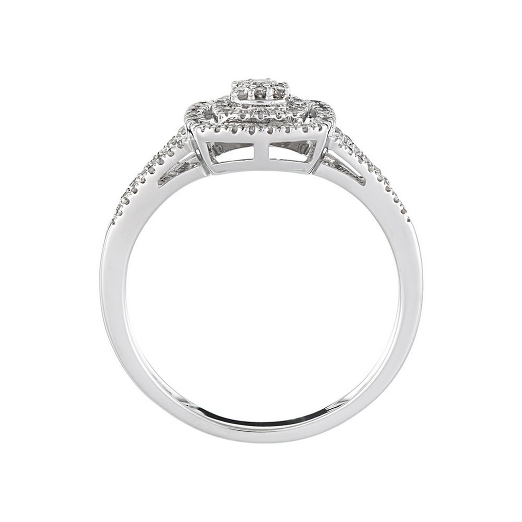 "Rosie" Ring D0.25/85 - 375/1000 White Gold