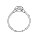 Bague "Chamade" Diamants 0,21/32 - Or Blanc 375/1000