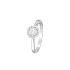 "Chamade" Diamond Ring 0.21/32 - 375/1000 White Gold