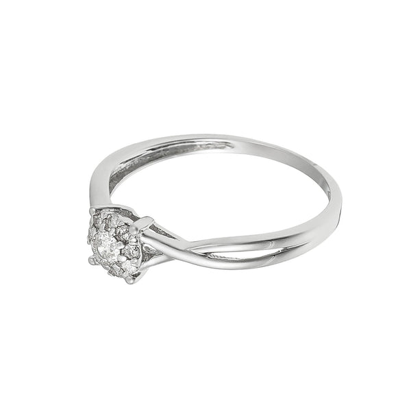 Bague "Elisabeth" Diamants 0,15/10