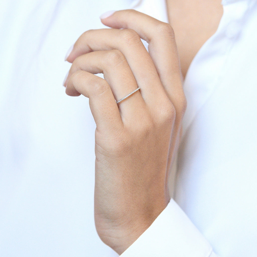 "Simply You" Diamond Ring 0.08/27 - 375/1000 White Gold