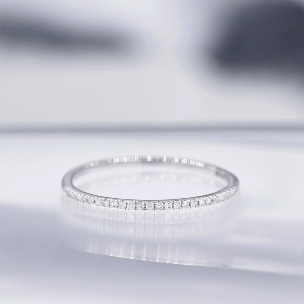 "Simply You" Diamond Ring 0.08/27 - 375/1000 White Gold