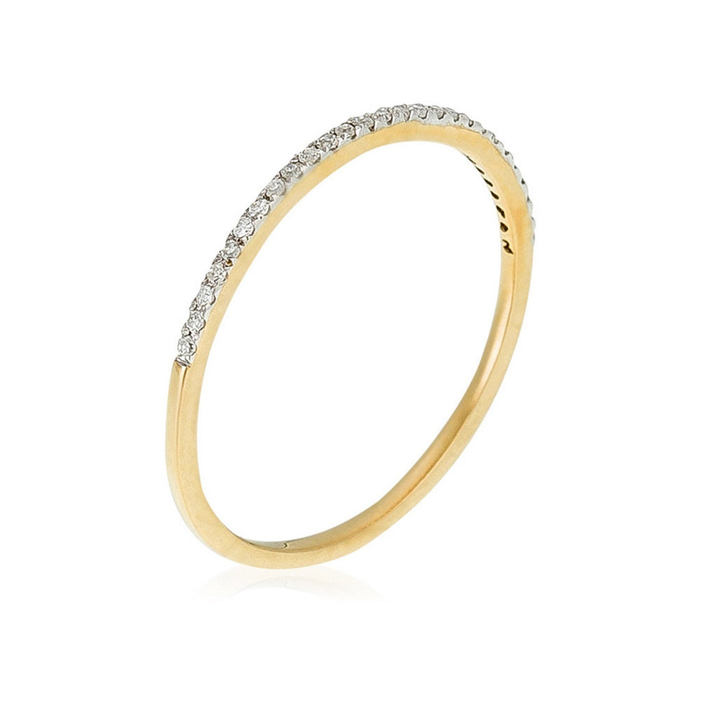 Anillo de Diamantes "Simply You" 0.08/27 - Oro Amarillo 375/1000