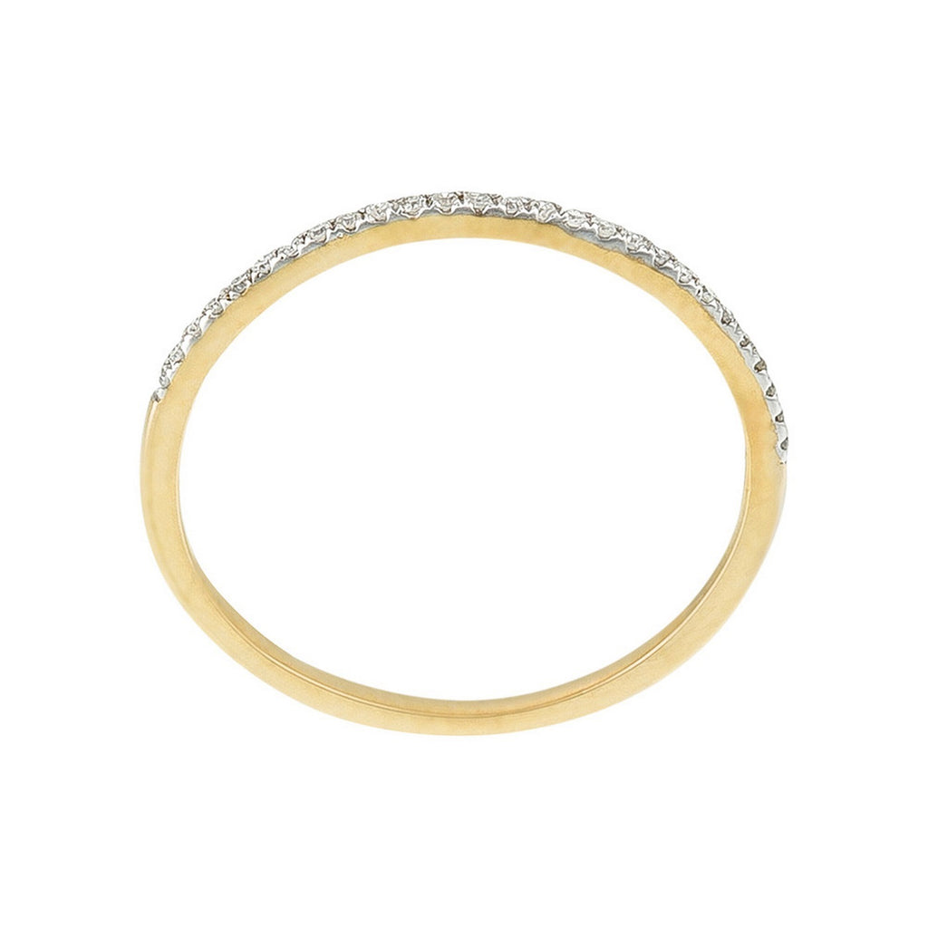Anillo de Diamantes "Simply You" 0.08/27 - Oro Amarillo 375/1000