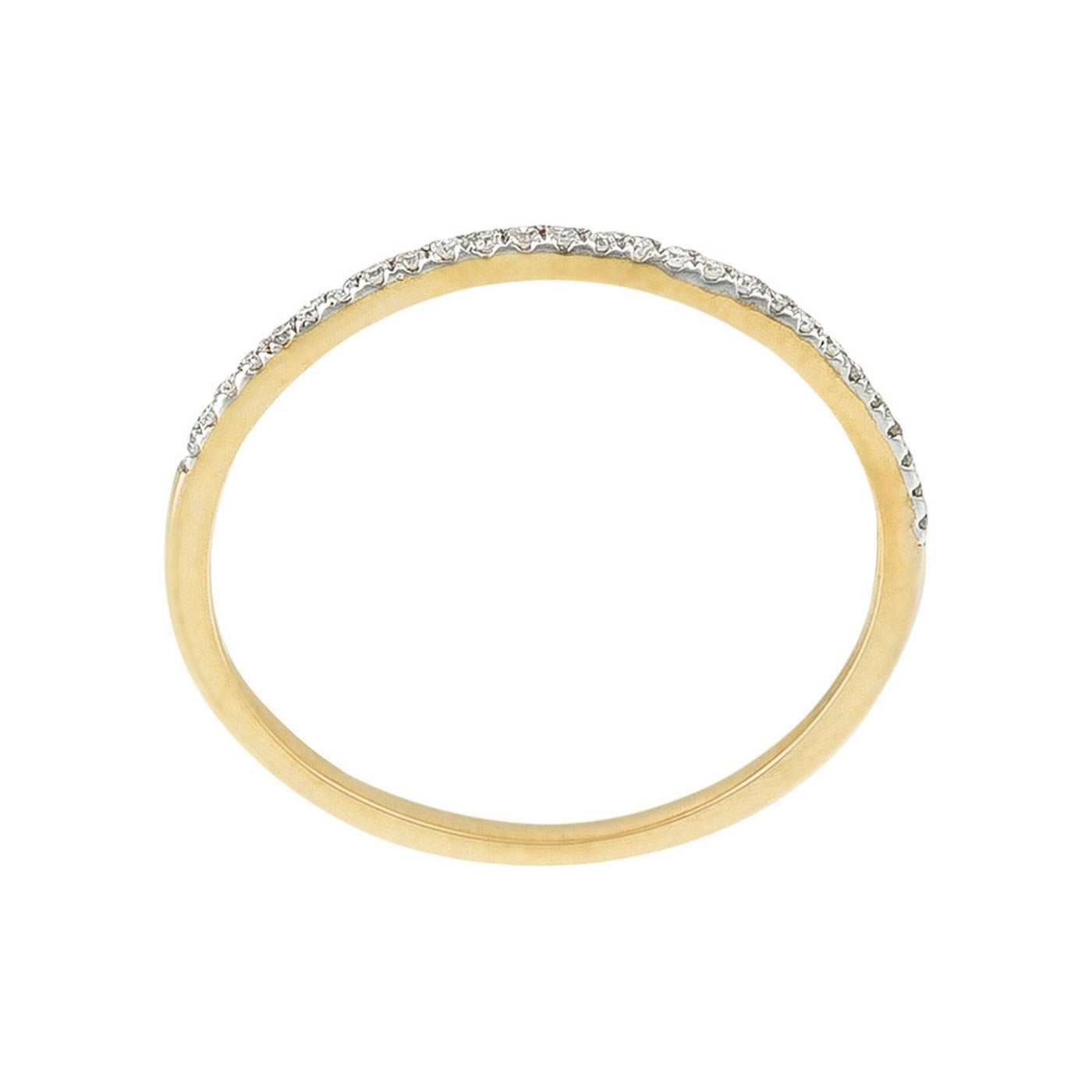 Anillo de Diamantes "Simply You" 0.08/27 - Oro Amarillo 375/1000