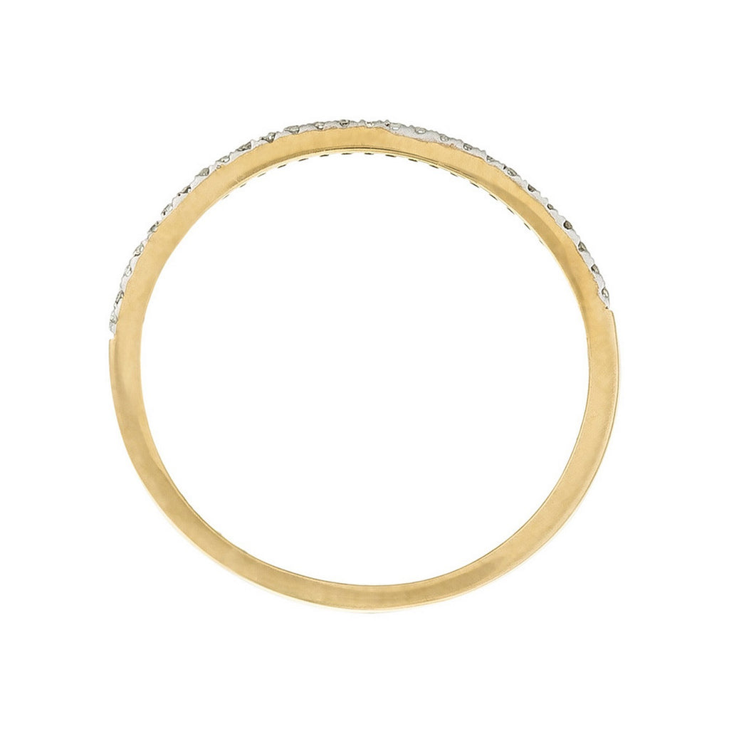 Anillo de Diamantes "Simply You" 0.08/27 - Oro Amarillo 375/1000