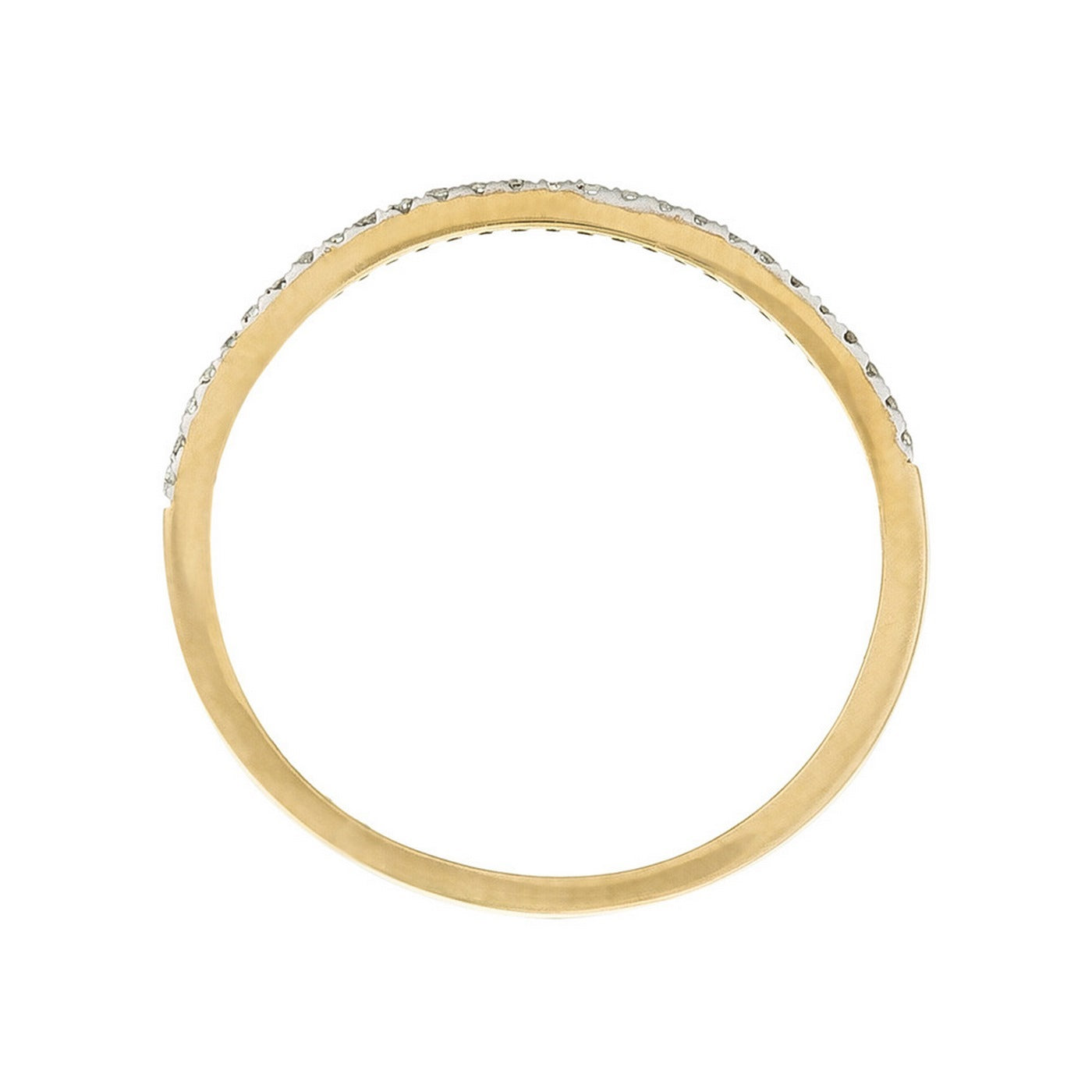 Anillo de Diamantes "Simply You" 0.08/27 - Oro Amarillo 375/1000